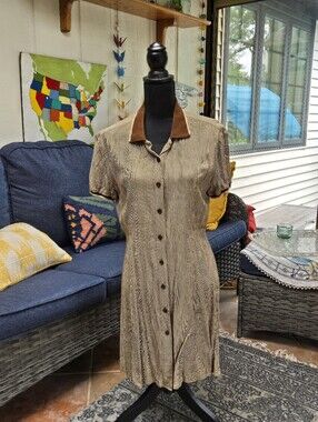 Vintage 50s Bowling Dress - Size Medium